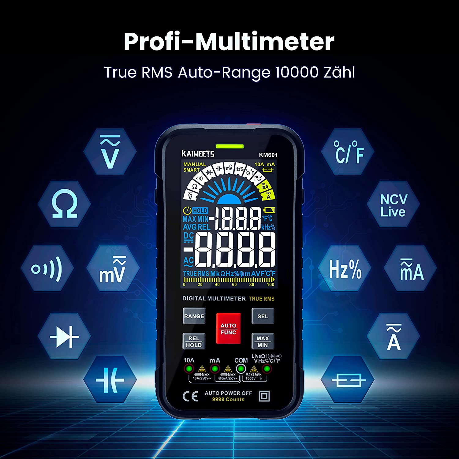 Digital Multimeter Mit Z Hlungen Kaiweets Km Intelligentes