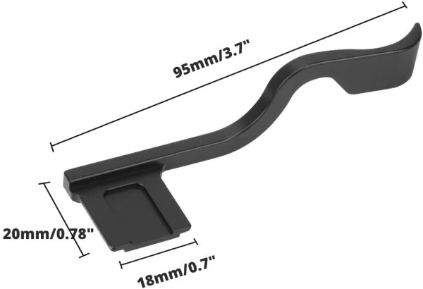 Kamera Daumengriff, Aluminiumlegierung Daumen hoch Handgriff Hot Shoe Cover, für Nikon Z6 Z7 Kamera