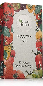 OwnGrown Saatgut Samen Gemüse Kräuter Blumen Garten Balkon Chili Beet Sonnenblumen Quelltabletten