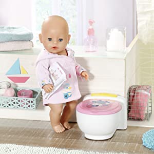 baby born; zapf creation; baby born bath; puppen toilette; puppen klo; puppen bad