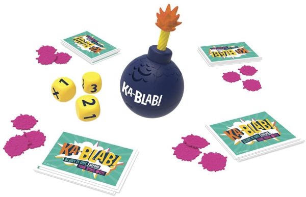 Ka-Blab! Spiel für Familien, Teenager und Spiel für Kinder ab 10 Jahren, Kablab Spiel für Spieleabende für 2 ??6 Spieler