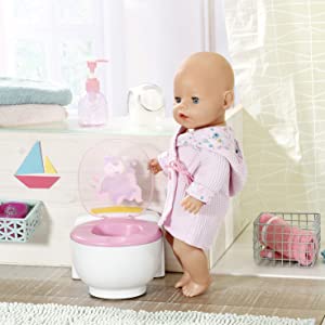 baby born; zapf creation; baby born bath; puppen toilette; puppen klo; puppen bad