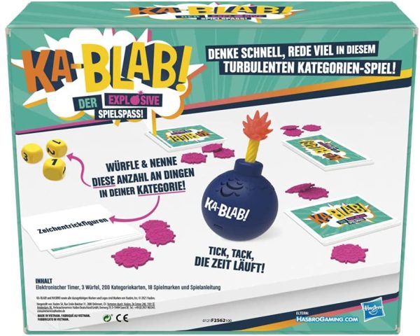 Ka-Blab! Spiel für Familien, Teenager und Spiel für Kinder ab 10 Jahren, Kablab Spiel für Spieleabende für 2 ??6 Spieler – Bild 4