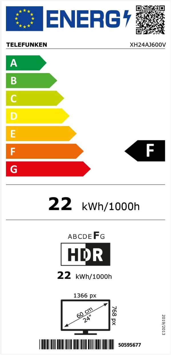 XH24AJ600V 24 Zoll Fernseher / Android TV (HD ready, HDR, Triple-Tuner, 12 Volt, Smart TV, Play Store, Google Assistant, Bluetooth) [Modelljahr 2021] – Bild 4