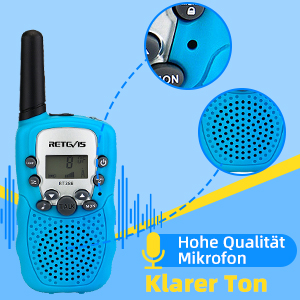 Walkie Talkie für Kindermit Gürtelclip