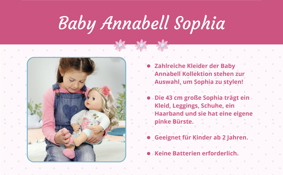 Baby Annabell Sophia 43 cm