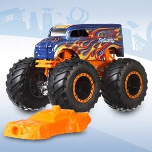 Hot Wheels Monster Trucks 1:64 Die-Cast Auto Fahrzeug Sortiment, Zufällige Auswahl