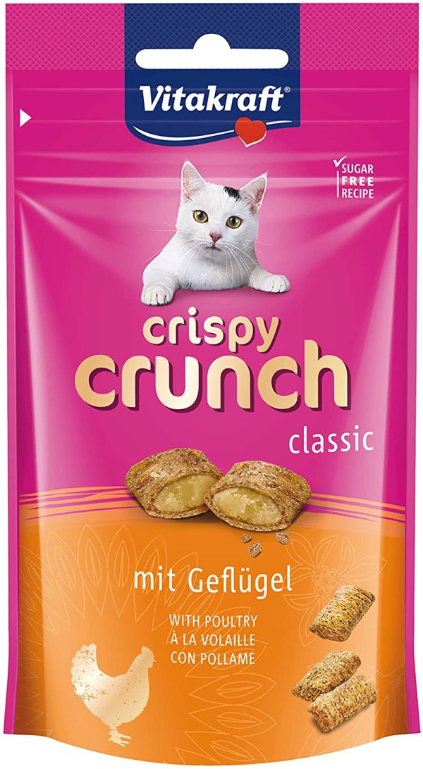 Vitakraft nsnack Crispy Crunch, Geflügel, 1x 60g