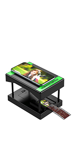 Rybozen-Diascanner, scannen und speichern 24x36-mm-Negative und Dias mit Ihrer Smartphone-Kamera