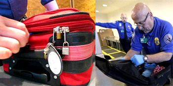 Flughafen-Sicherheitsinspektion Schlösser Vorhängeschlösser tsa Gepäck Gepäckschaden Bruch