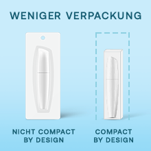 Weniger Verpackung