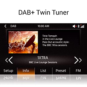 Xzent X-427: Multimediasystem mit DAB+ Tuner für klaren Digitalradio Empfang