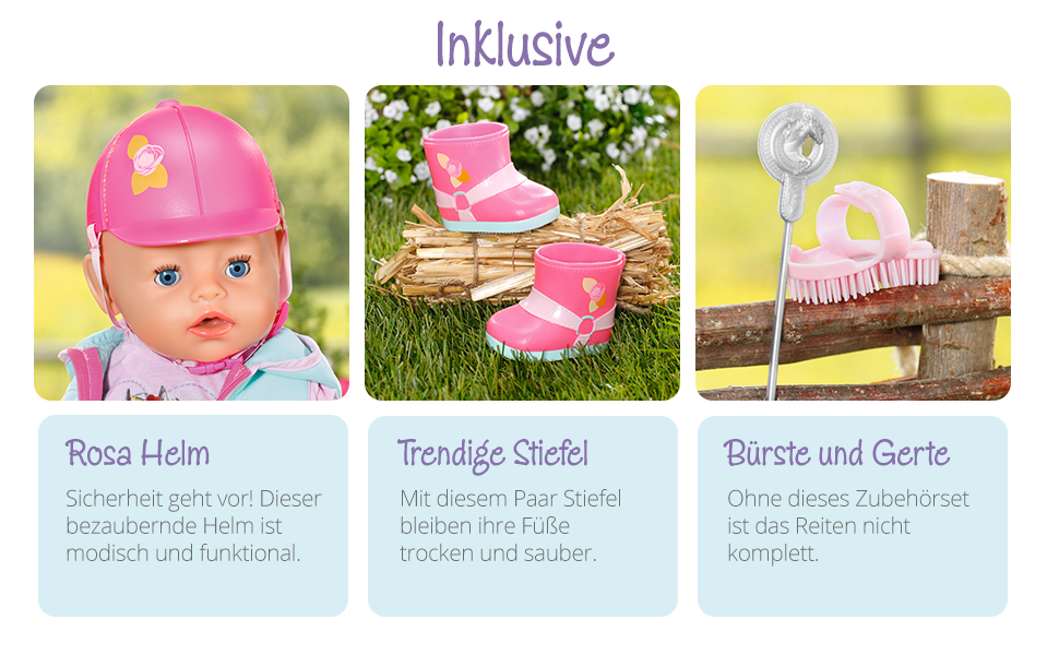 BABY born Deluxe Reiter Outfit 43 cm Zapf