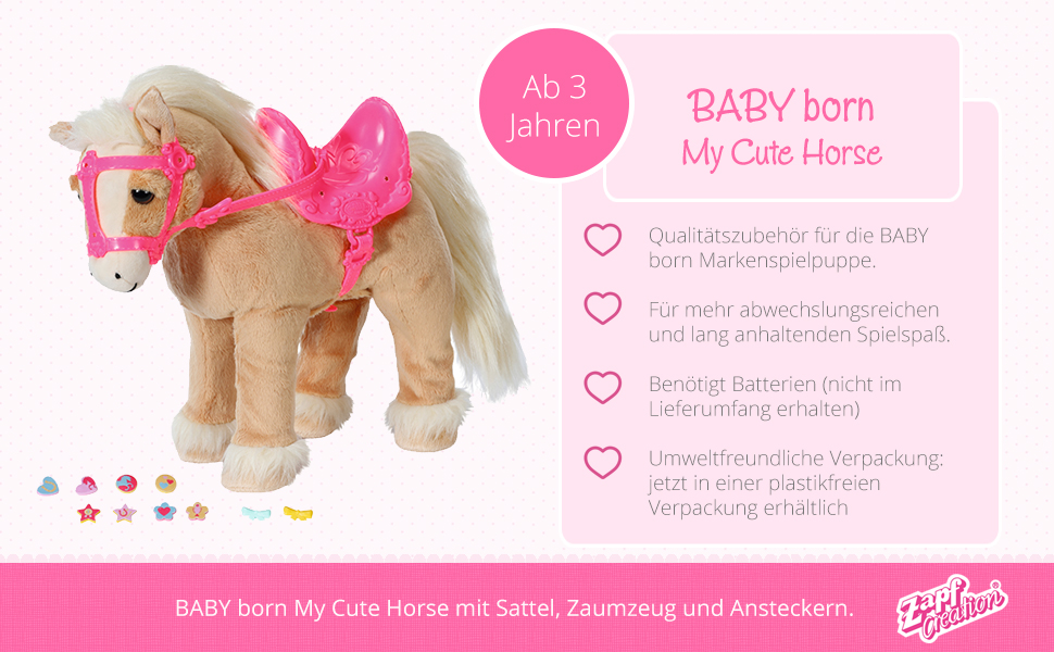 BABY born My Cute Horse Zapf