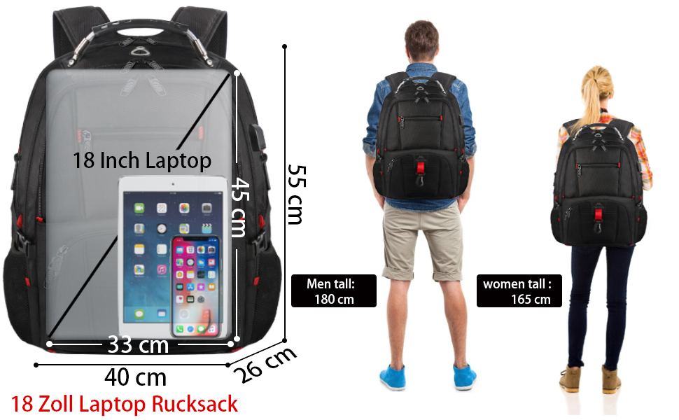 laptop rucksack comparation