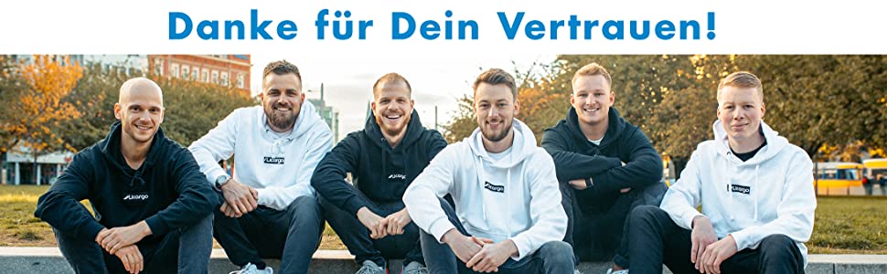 Unser Team Licargo: Philipp, Patrik, Christian, Aljoscha, Fabian, Jonas