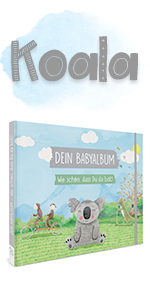 Babyalbum Babybuch Babybuch für das erste Jahr Babygeschenk Babyalbum zum ausfüllen
