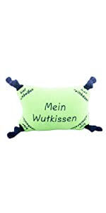 Wutkissen Neongrün