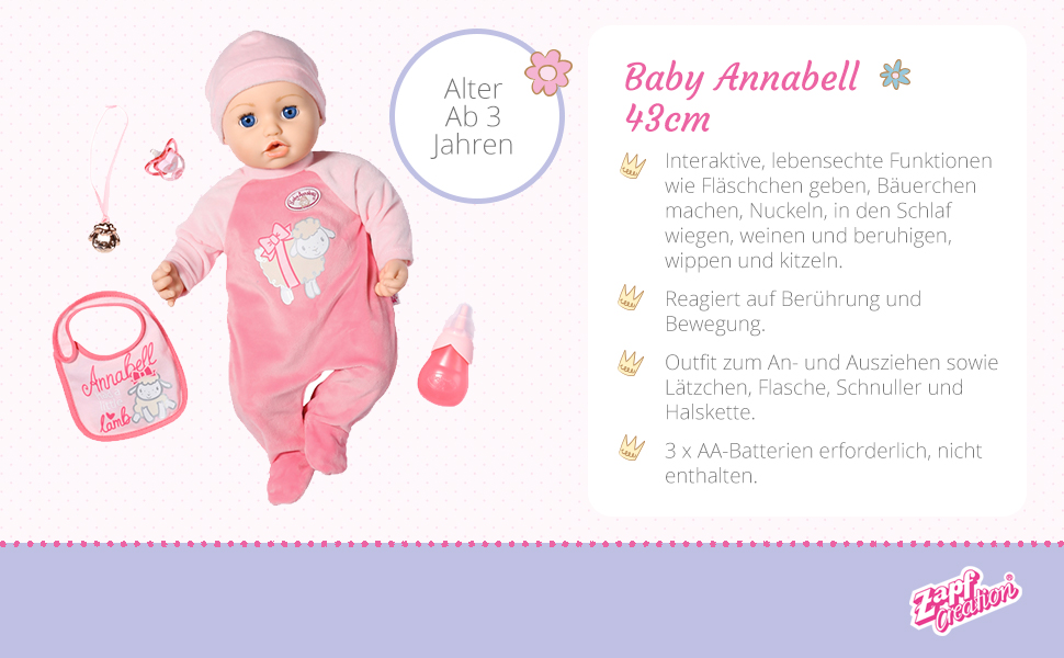 Baby Annabell Annabell 43 cm Zapf