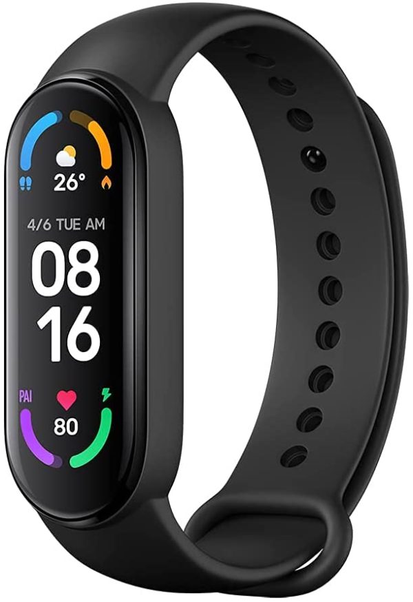 Xiaomi Mi Smart Band 6, Global Version, Aktivitätstracker, Sauerstoff-Erkennung im Blut, Herzfrequenzmesser, Schlafmonitor, AMOLED-Farbdisplay, 3,9 cm (1,56 Zoll), 5 ATM, Schwarz – Bild 3