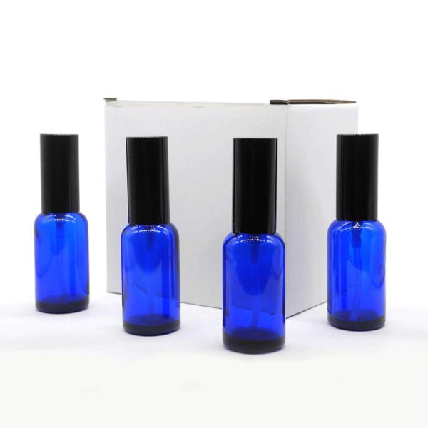 Yizhao Blau Leer Sprühflasche Glas 30ml mit [zerstäuber], Sprühflasche Klein für Ätherisches Öl,Aromatherapie-Gemische,Parfüm,Massage,Chemische Flüssigkeit,Apotheker, 6 Stück, Blau – Bild 9