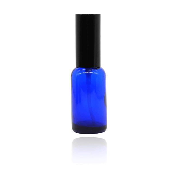 Yizhao Blau Leer Sprühflasche Glas 30ml mit [zerstäuber], Sprühflasche Klein für Ätherisches Öl,Aromatherapie-Gemische,Parfüm,Massage,Chemische Flüssigkeit,Apotheker, 6 Stück, Blau – Bild 3