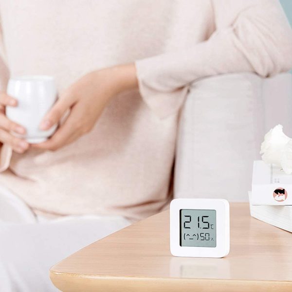 Xiaomi Mi Temperatur-und Feuchtigkeitsmonitor 2, Weiß, 43 mm – Bild 2