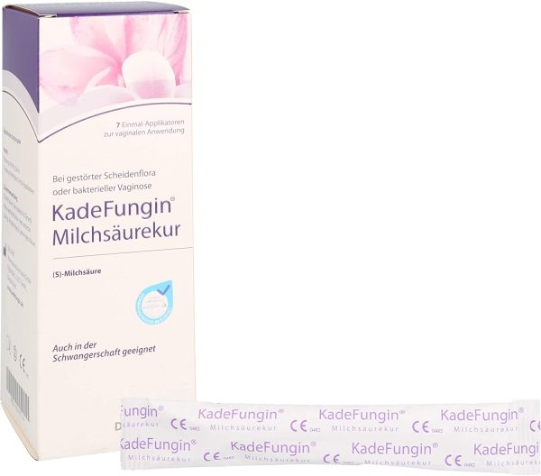 KadeFungin Milchsäurekur mit Milchsäure: Die Regenerations-Kur, 7 Einmal-Applikatoren zur vaginalen Anwendung – Bild 3