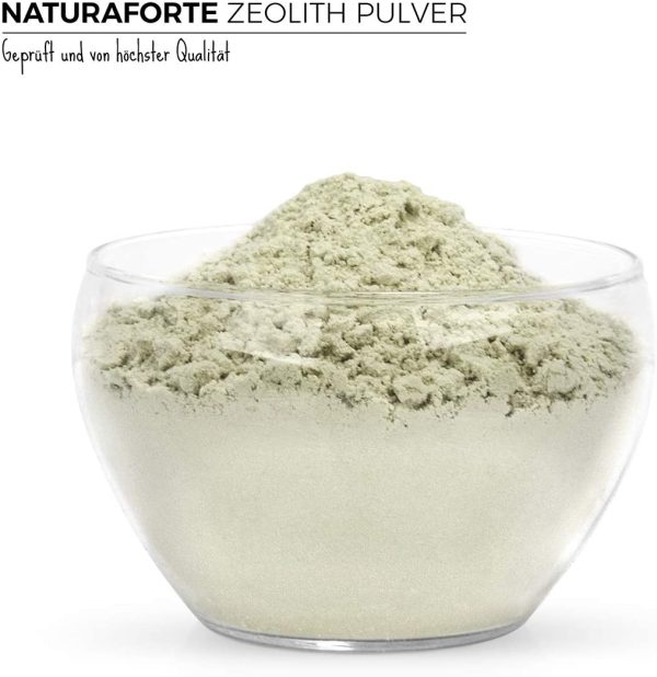 NaturaForte Zeolith Pulver 1kg - Klinoptilolith 95% ohne Zusätze, Reine Vulkanerde extra fein in Premium Qualität – Bild 7