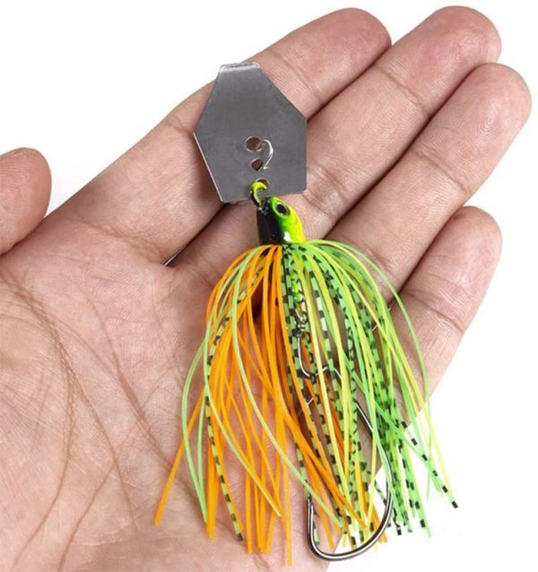 Yonphy Chatterbait, Kunstköder Set, Angeln Jig Spinner Set, Hechtköder, Spinnköder, Künstlicher Angelköder für Forelle, Barsch, Hecht, Döbel, Zander – Bild 6