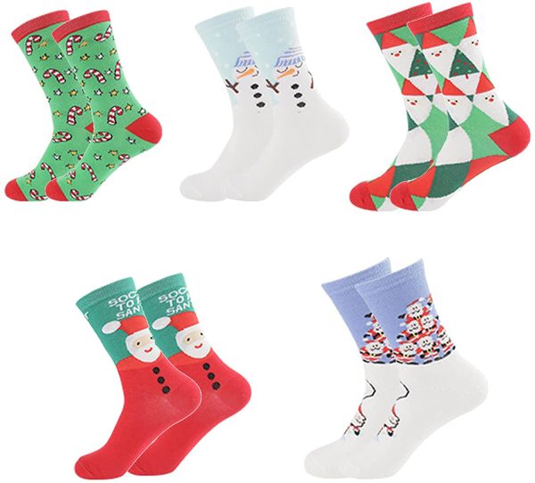 YELYAN 5/10 Paar Damen Socken,M??Ndchen Bunte Baumwolle Komfortabel Netter Cartoon Bestickte Lustig kurz Frauen Socken – Bild 5