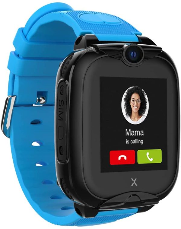 XPLORA XGO 2 - Telefon Uhr für Kinder (SIM-frei) - 4G, Anrufe, Nachrichten, Schulmodus, SOS-Funktion, GPS, Kamera, LED-Licht und Schrittzähler - 2 Jahre Garantie (BLAU) – Bild 2