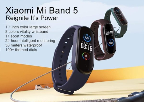 Xiaomi Band 5 Smartwatch, 11 Sport-Modi, Fitness-Armband, Herzfrequenz-Monitor, Schlaf-Monitor, – Bild 2