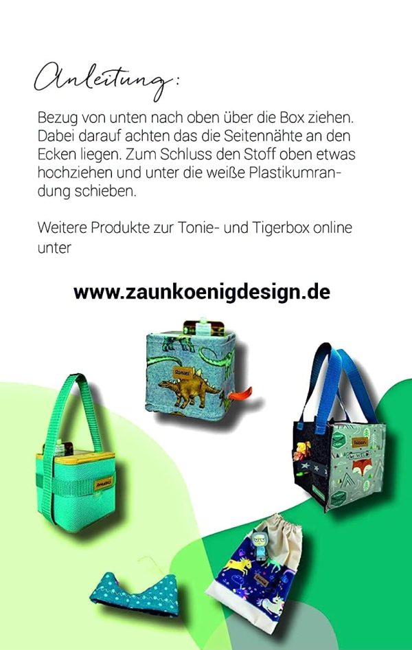 Zaunkoenigdesign - Toniebox Ohren, Ohrenschützer aus Filz in vielen Farben – Bild 9