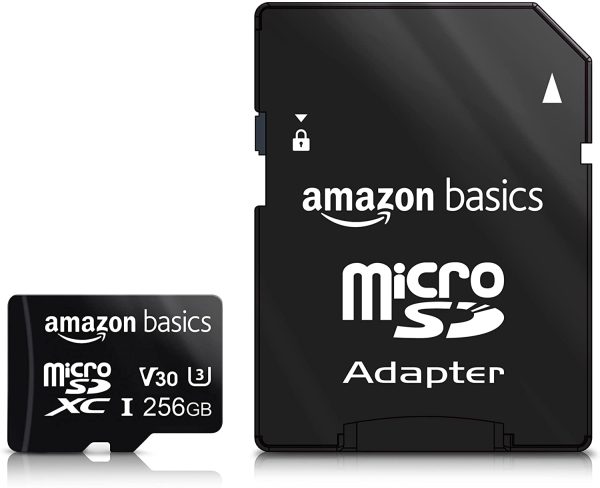 '- microSDXC-Speicherkarte, 256 GB, mit großem Adapter, A2, U3, lesegeschwindigkeit von bis zu 100 Mbit/s – Bild 2