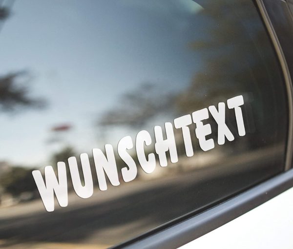 Wunschaufkleber mit Vorschau gestalten - Autoaufkleber nach Wunsch - Buchstaben Text Sticker fürs Auto einzeilig – Bild 9