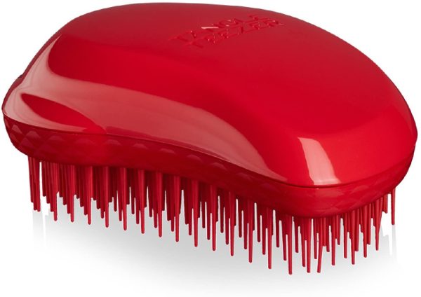 Tangle Teezer Wet Detangler Midnight Black, biegsamen Borsten und handlichem Griff & Thick und Curly Salsa Red, 1er Pack (1 x 1 Stück) – Bild 2