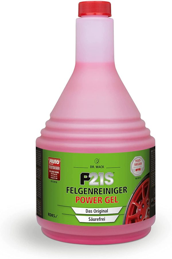 ??P21S Felgen-Reiniger Power Gel 1L I Premium Felgen-Reinigung für alle Felgen I Das Original seit 1976 I Säurefrei I Hochwertige Felgenpflege ??Made in Germany