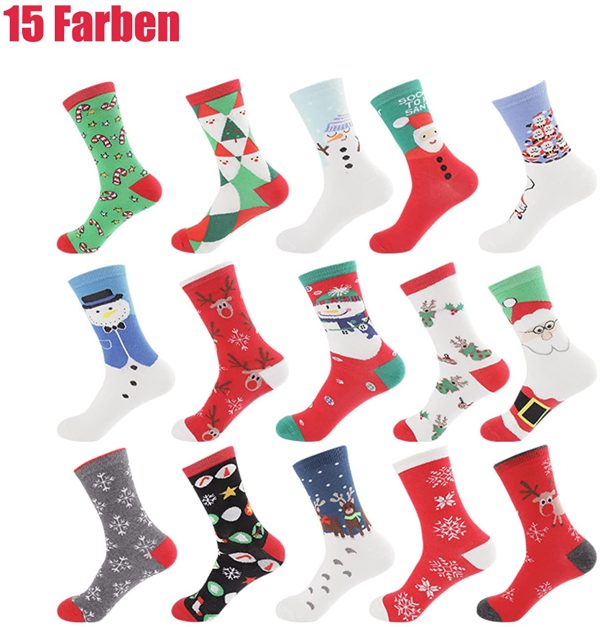 YELYAN 5/10 Paar Damen Socken,M??Ndchen Bunte Baumwolle Komfortabel Netter Cartoon Bestickte Lustig kurz Frauen Socken – Bild 7