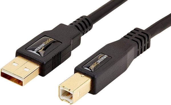 , USB-2.0-Kabel, Typ A auf Typ B, mit vergoldeten Anschlüssen, 3 Meter – Bild 6