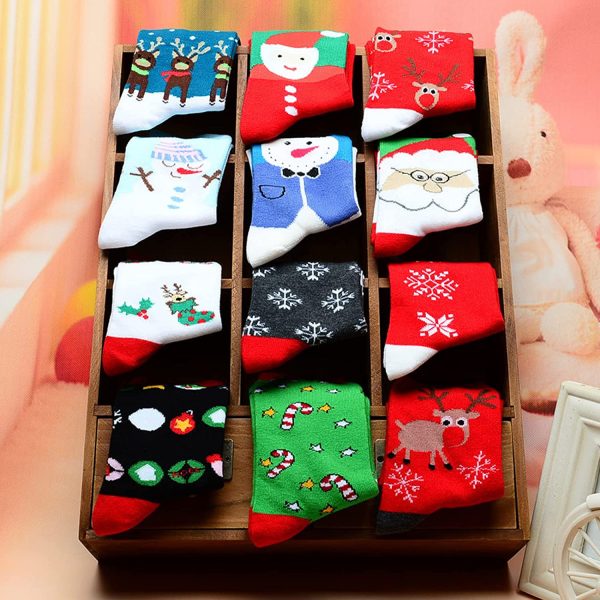 YELYAN 5/10 Paar Damen Socken,M??Ndchen Bunte Baumwolle Komfortabel Netter Cartoon Bestickte Lustig kurz Frauen Socken – Bild 3