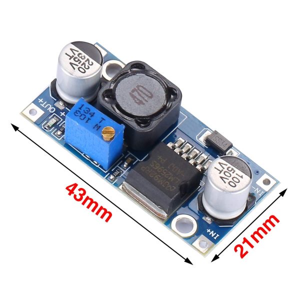 Yizhet 5 Stücke DC bis DC Buck Converter 3,0-40V bis 1,5-35V Stromversorgung Step Modul Step down Buck Converter Modul Abwärtswandler, Einstellbares Netzteil Abwärtsmodul – Bild 5