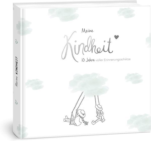 ® "Meine Kindheit" Erinnerungsalbum I deine ersten 10 Jahre I Fotoalbum Kinder Geschenke zur Geburt Babybuch zum Eintragen Tagebuch Kinder – Bild 8