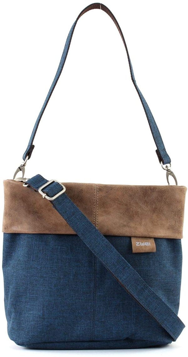 Zwei Olli OT8 Tasche Damen Umhängetasche Schultertasche 25x23x10 cm (BxHxT), Farbe:, Blue (Blau), One size – Bild 5