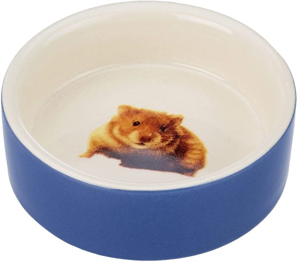 Nobby HAMSTER Keramikschale blau Ø7,5 x 2,5 cm – Bild 4