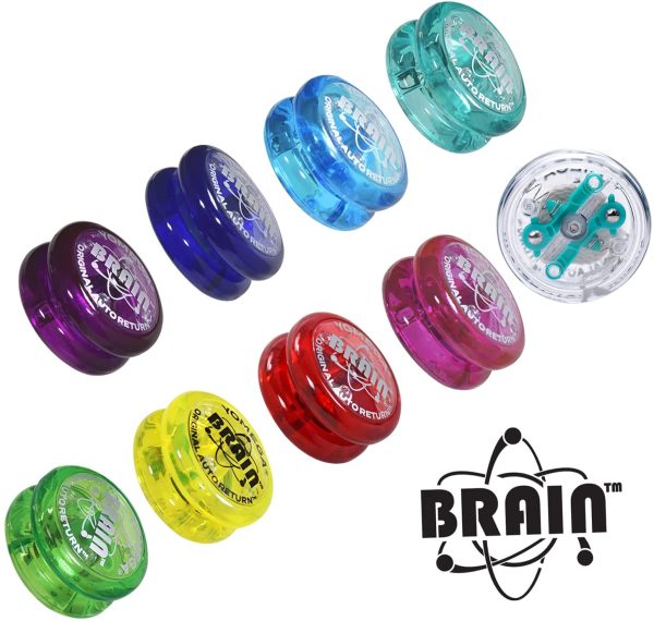 Yomega DAS ORIGINAL Brain - Professionelles Yoyo für Kinder und Anfänger, reaktionsschneller Automatische Rückkehr Yo Yo am besten für Seiten Tricks + zusätzliche 2 Seiten – Bild 7