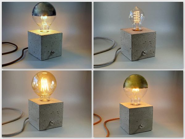 "cubo" Betonlampe. Tischlampe. Tischleuchte. – Bild 9