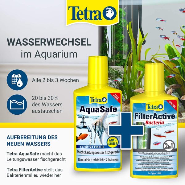 Tetra AquaSafe, Qualitäts-Wasseraufbereiter für fischgerechtes und naturnahes Aquariumwasser, 5 Liter Flasche – Bild 5