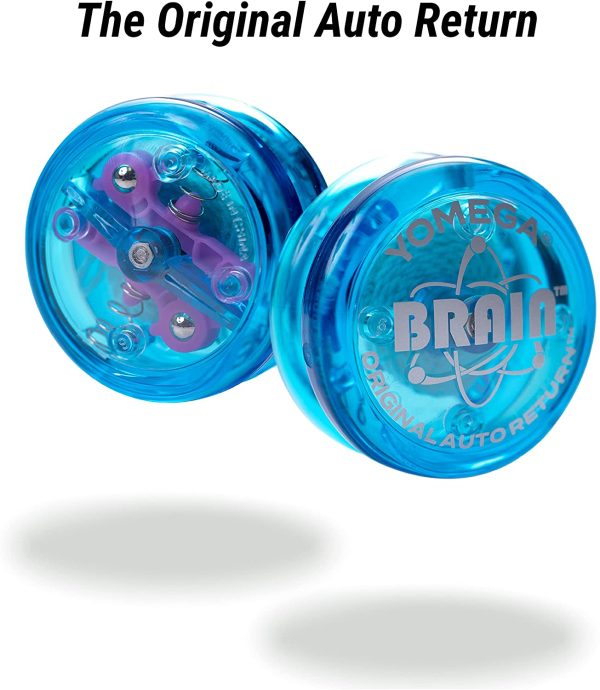 Yomega DAS ORIGINAL Brain - Professionelles Yoyo für Kinder und Anfänger, reaktionsschneller Automatische Rückkehr Yo Yo am besten für Seiten Tricks + zusätzliche 2 Seiten – Bild 5