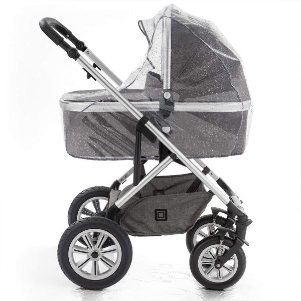 Zamboo Universal Komfort Regenschutz für Kinderwagen/Babywannen - gute Luftzirkulation, Sichtfenster mit Vordach, Schadstofffrei – Bild 7